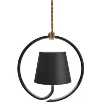 Picture Italian aluminum Poldina hanging lamp