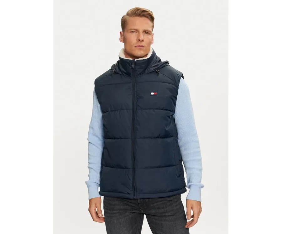 obrazek 1 Tommy Jeans Kamizelka DM0DM19632 Granatowy Regular Fit