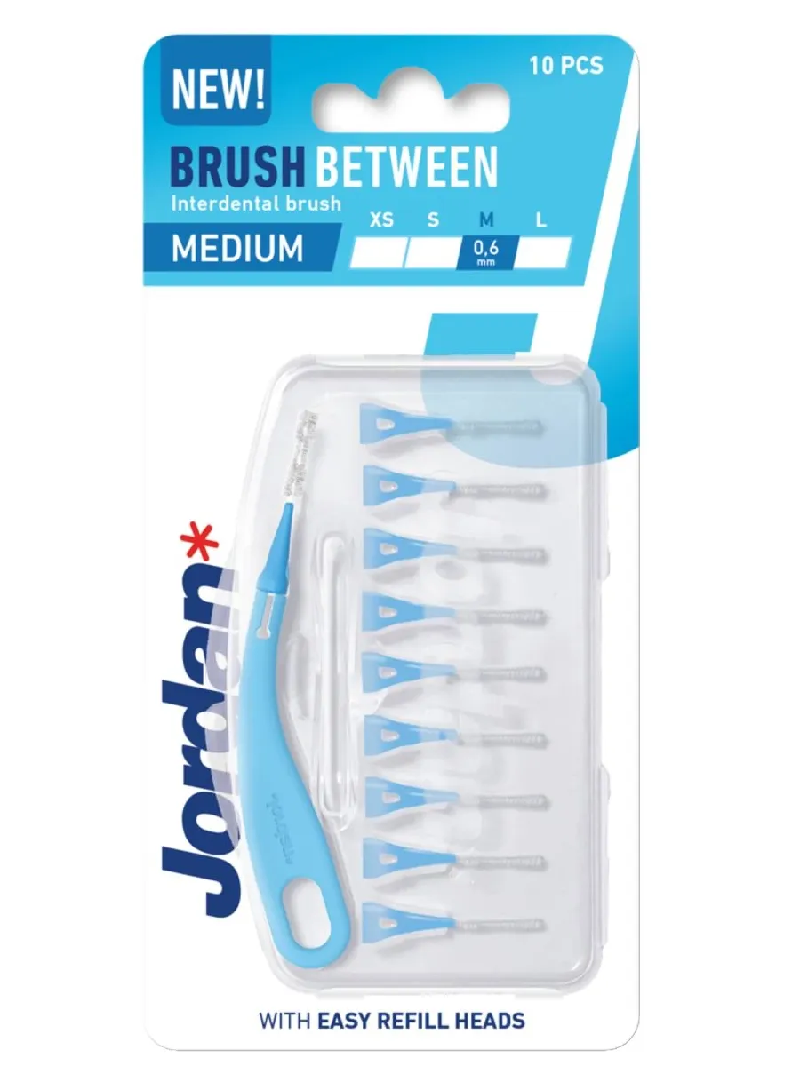 obrazek 1 Jordan Clinic Brush Szczoteczki Międzyzębowe Between Medium