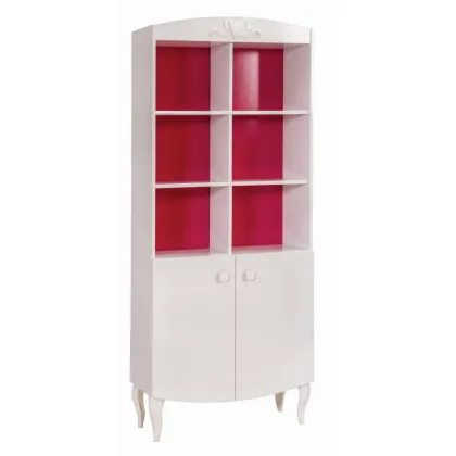 Zdjęcie Stylowy regał na książki do pokoju dziewczęcego - Cilek