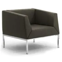 Picture Leather armchair for the office or waiting room - Leyform