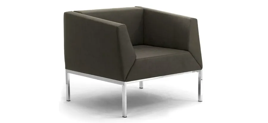 picture 1 Leather office or waiting room chair – Leyform