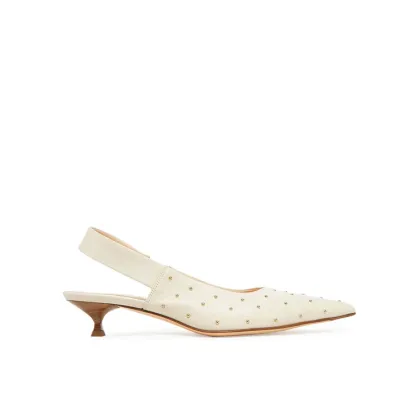 Zdjęcie AGL Sandały Lenor Studs D167022PCKS057G447 Écru