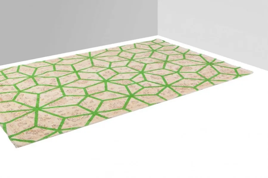 obrazek 4 Dywan z podwójnym designem - DOUBLE LAYER GREEN