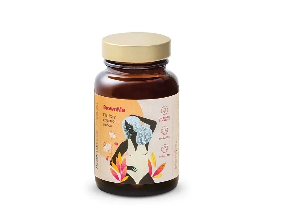 obrazek 1 Health Labs Care BrownMe Suplement diety poprawiający kondycję skóry Kapsułki