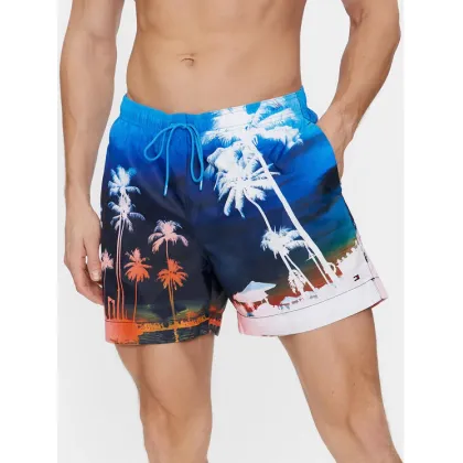 Zdjęcie Tommy Hilfiger Szorty kąpielowe Photoprint UM0UM03295 Kolorowy Regular Fit