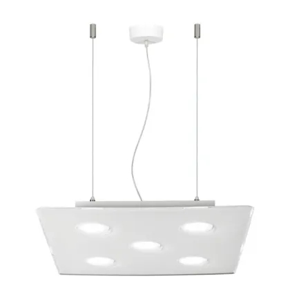 Zdjęcie Nowoczesna lampa wisząca z pięcioma punktowymi światłami