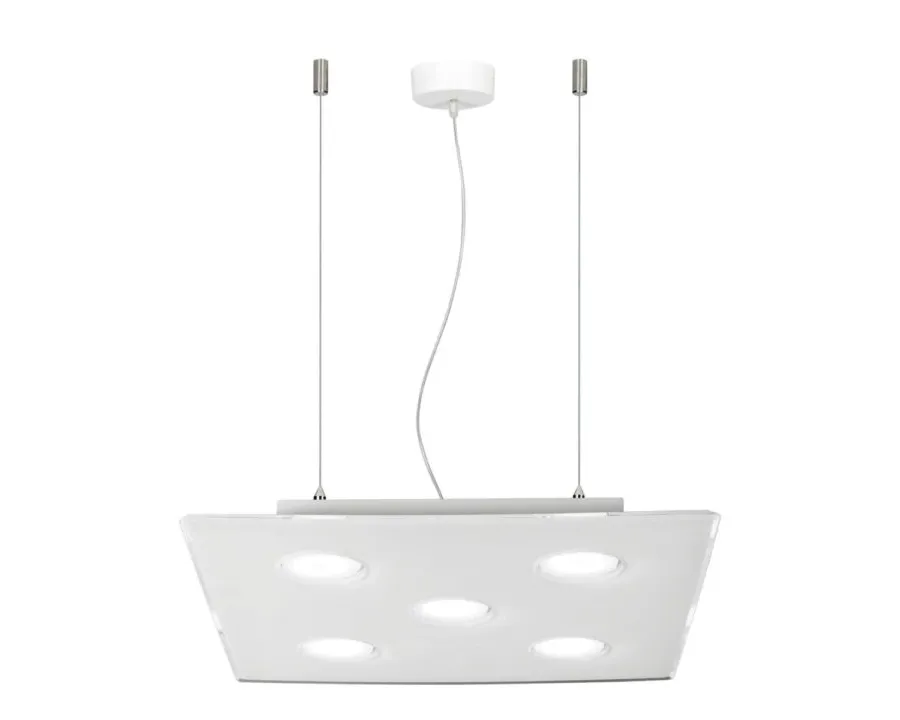obrazek 1 Nowoczesna lampa wisząca z pięcioma punktowymi światłami