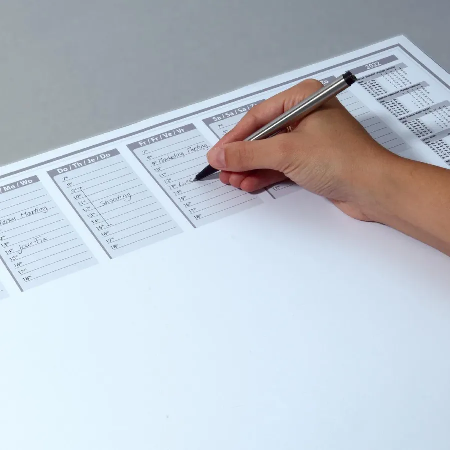 obrazek 4 Podkład papierowy z przezroczystym plastikowym paskiem - Sigel