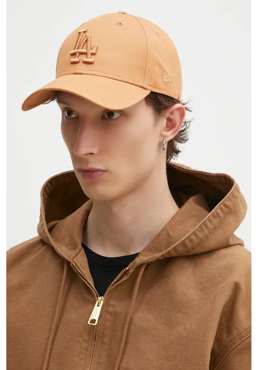 obrazek 1 New Era czapka z daszkiem bawełniana kolor brązowy z aplikacją 60595155