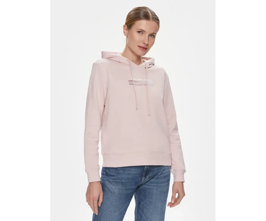 obrazek 1 Calvin Klein Jeans Bluza Diffused J20J223267 Różowy Regular Fit