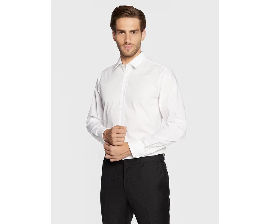 obrazek 1 Hugo Koszula Elisha02 50479396 Biały Extra Slim Fit HUGO