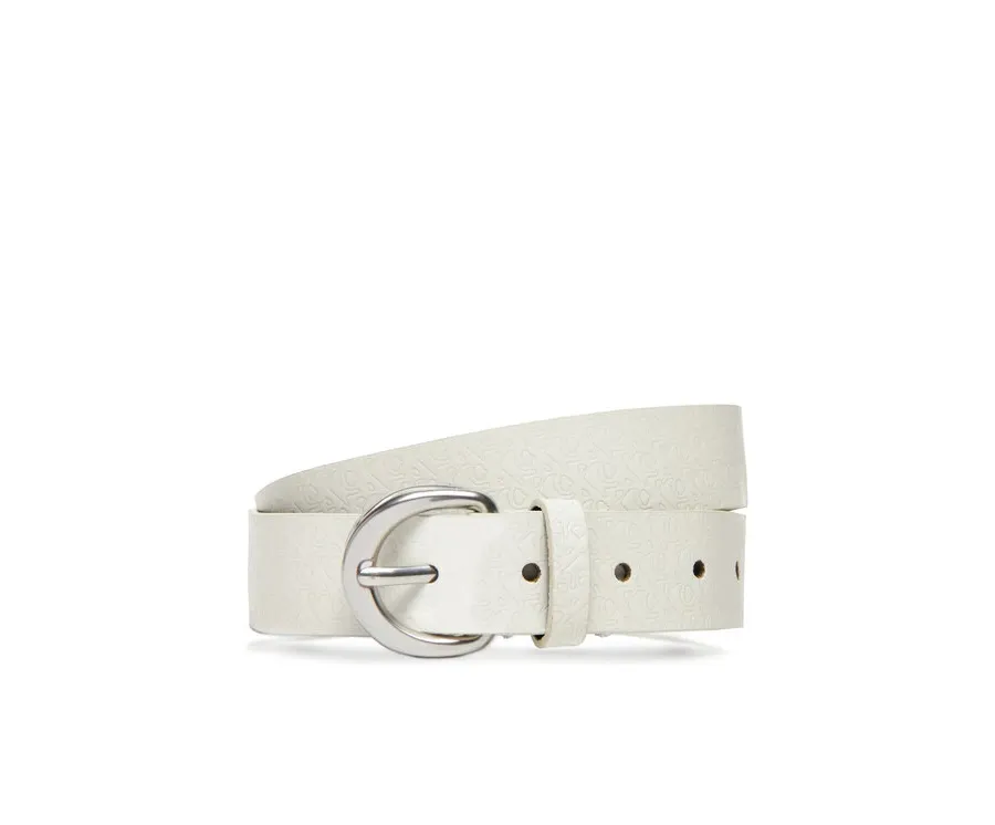 obrazek 1 Calvin Klein Pasek Damski Classic Buckle Aop 30Mm LV04K7019G Biały