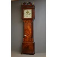 Zdjęcie Wyjątkowy stojący zegar w georgiańskim stylu - antyk