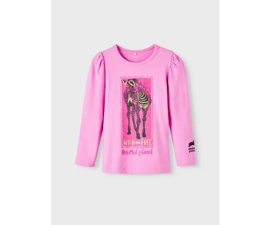 obrazek 1 NAME IT Bluzka 13212431 Różowy Regular Fit