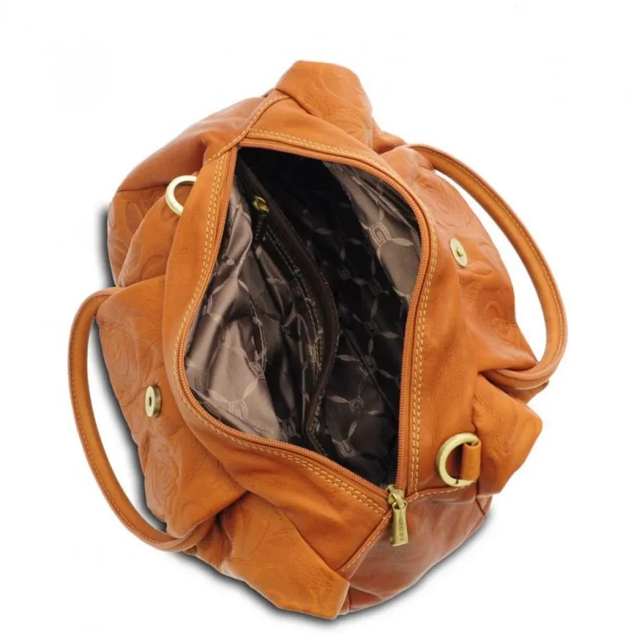 obrazek 4 Designerska włoska torebka ze skóry - Giudi