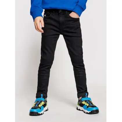 Zdjęcie Calvin Klein Jeans Jeansy IB0IB00766 Czarny Slim Fit