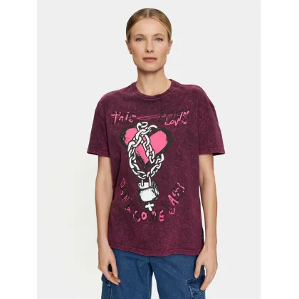 Zdjęcie Vans T-Shirt Love Shackle Oversized VN000GK6 Czarny Regular Fit
