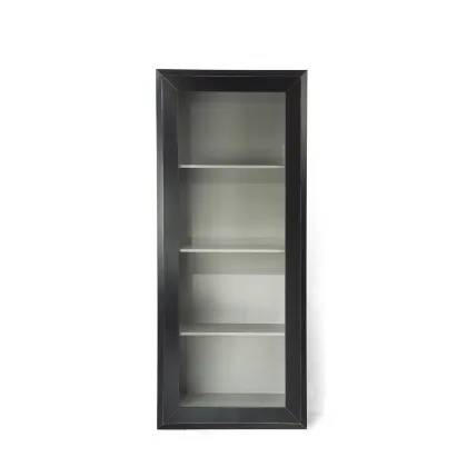Zdjęcie Elegancki regał z czterema regulowanymi półkami H.214xL.90xP.32 cm