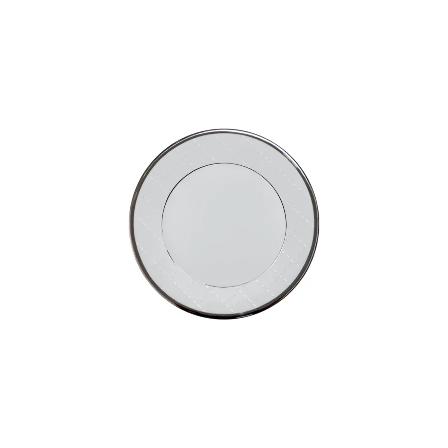 obrazek 1 Niesamowity porcelanowy talerzyk na chleb lub masło z kolekcji Etereal White - Porcel