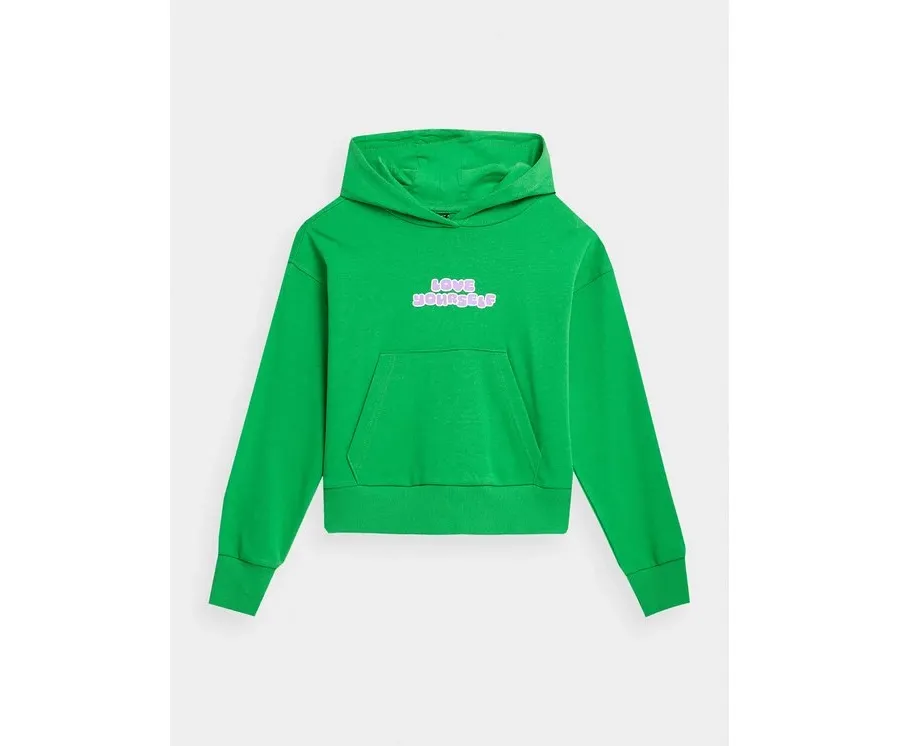 obrazek 1 4F Bluza 4FJAW23TSWSF645 Zielony Regular Fit