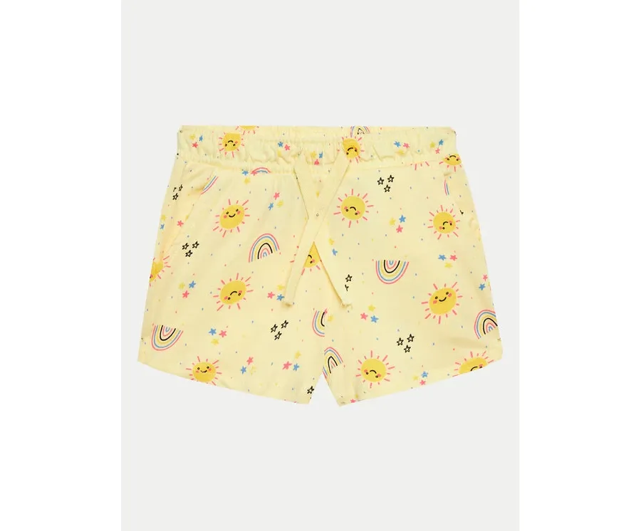 obrazek 1 NAME IT Szorty materiałowe Vigga 13215112 Żółty Regular Fit