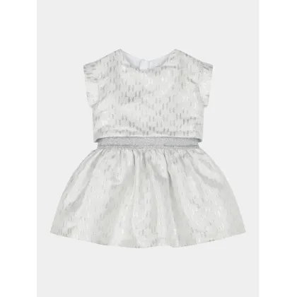 Zdjęcie Karl Lagerfeld Kids Sukienka codzienna Z30121 M Écru Regular Fit
