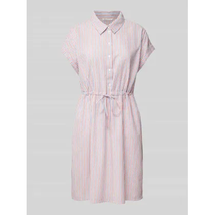 Zdjęcie Sukienka koszulowa z wiskozy ze wzorem w paski