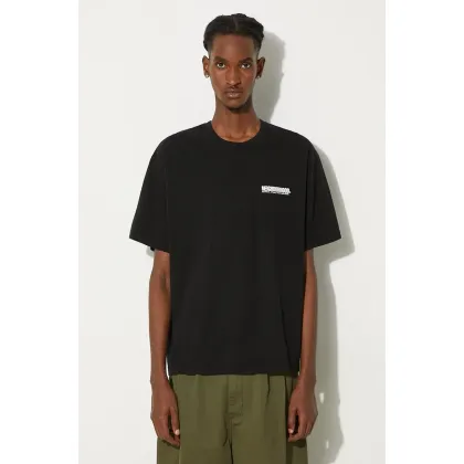 Zdjęcie NEIGHBORHOOD t-shirt Tee SS-9 męski kolor czarny z nadrukiem 241PCNH.ST09