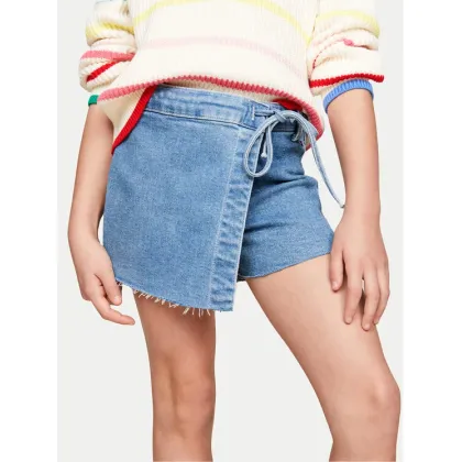 Zdjęcie Tommy Hilfiger Szorty jeansowe KG0KG07919 Niebieski Regular Fit