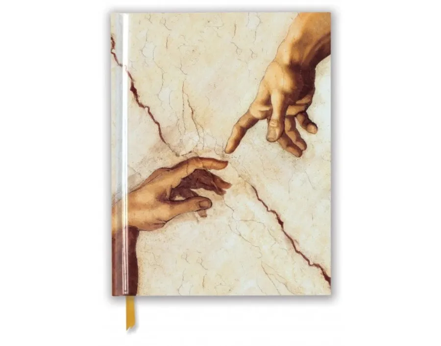 obrazek 1 Luksusowy szkicownik (Michelangelo: Ręce stworzenia) - Flame Tree Publishing
