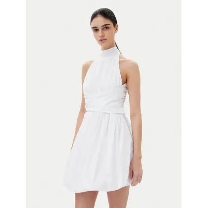 Zdjęcie ViCOLO Sukienka koktajlowa TD0606 Biały Regular Fit