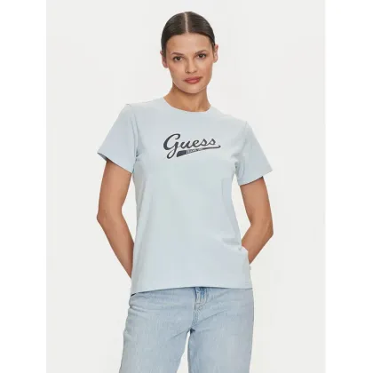 Zdjęcie Guess Jeans T-Shirt 165657 Niebieski Classic Fit