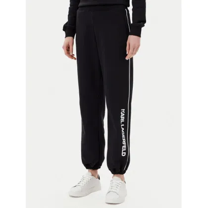 Zdjęcie KARL LAGERFELD Spodnie dresowe A2W10149 Czarny Regular Fit