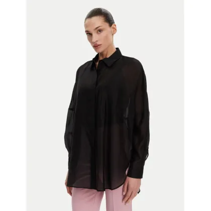 Zdjęcie ACCESS FASHION Koszula 53-7068-104 Czarny Loose Fit