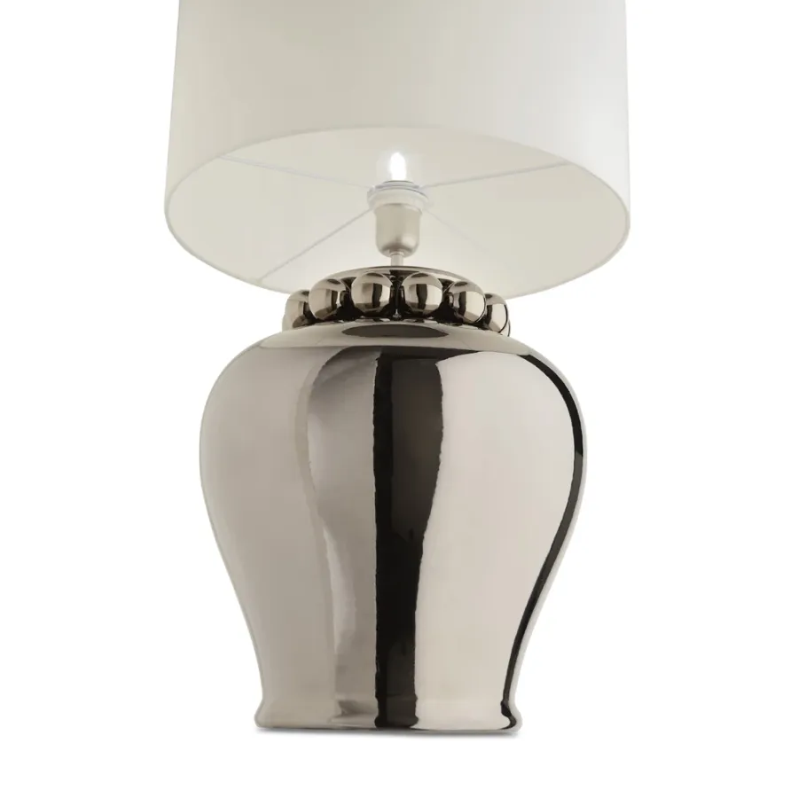 obrazek 2 Elegancka lampa stołowa H.38xL.29xP.29 cm