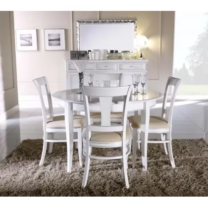 Zdjęcie Ekskluzywny okrągły stół z kolekcji Margherita do jadalni