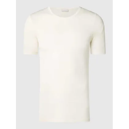 Zdjęcie T-shirt z mieszanki wełny merino i jedwabiu