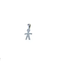 Picture Baby pendant made of cubic zirconia, height 17 mm