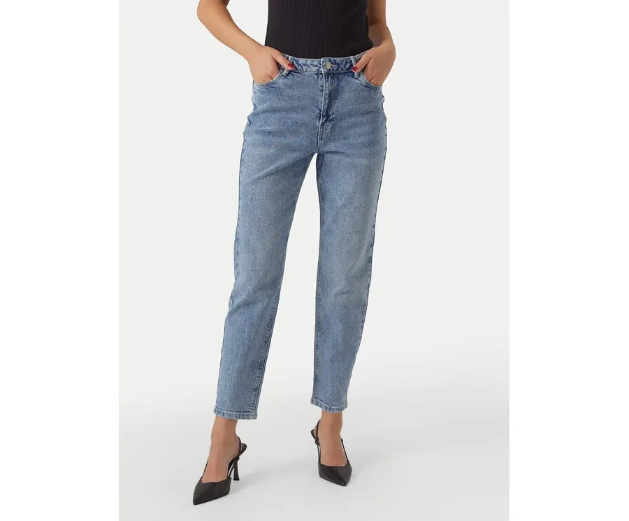 obrazek 1 Vero Moda Jeansy Linda 10291018 Niebieski Mom Fit