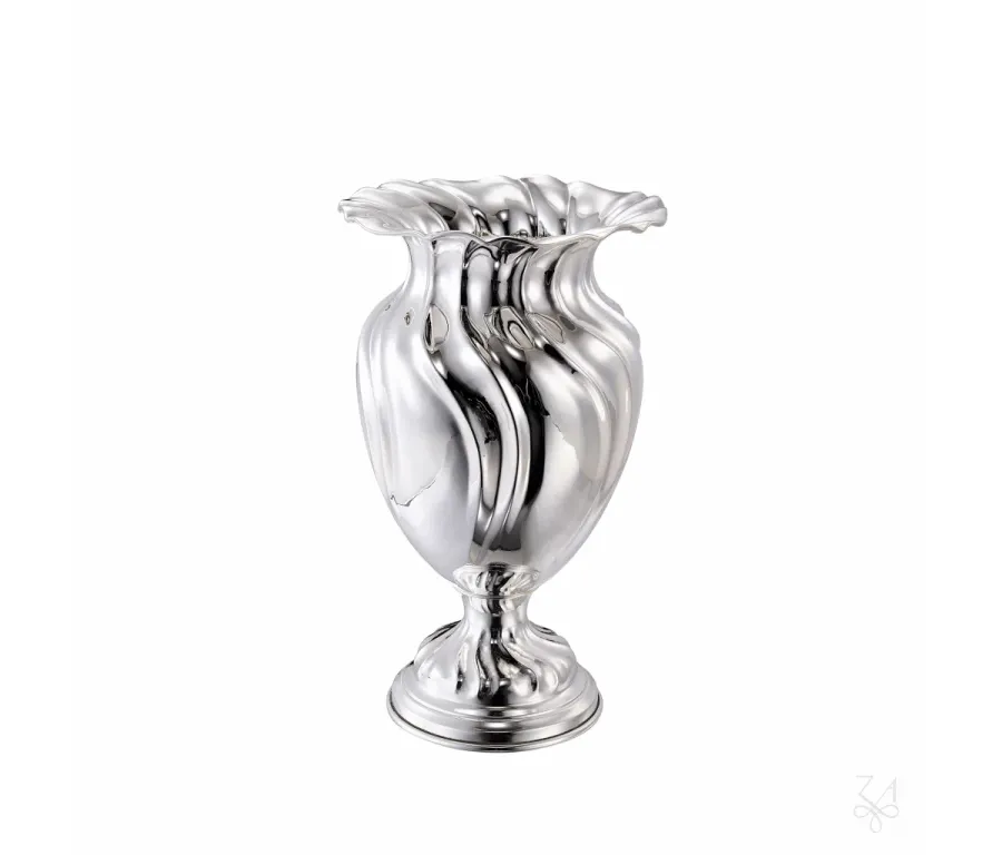 obrazek 1 Elegancki srebrny wazon w stylu barokowym - Zaramella Argenti