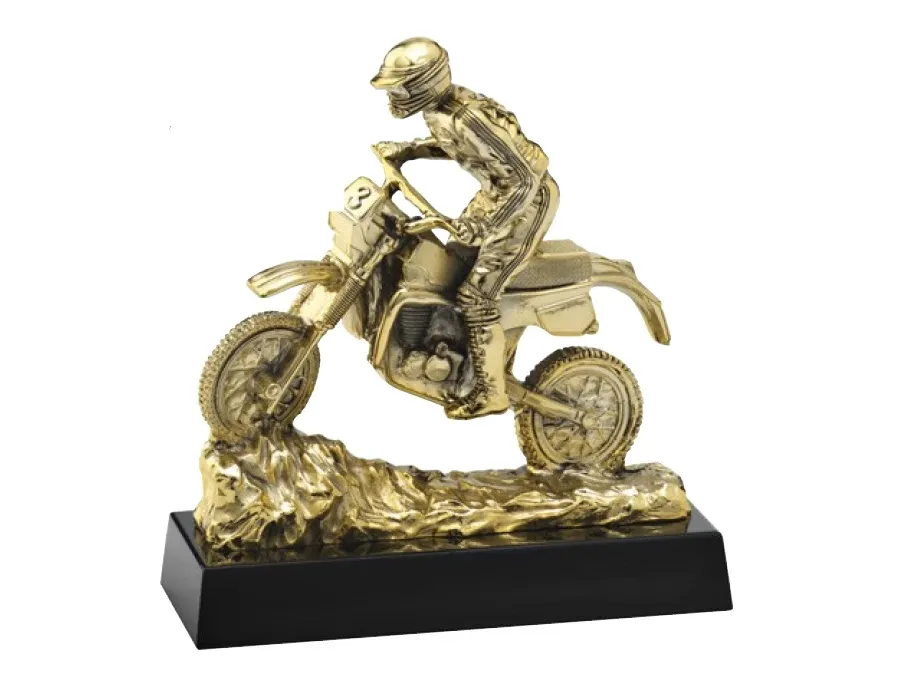 picture 1 Statuette with motocross - Astra Argenti
