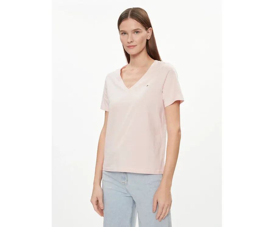 obrazek 1 Tommy Hilfiger T-Shirt Modern WW0WW39781 Różowy Regular Fit