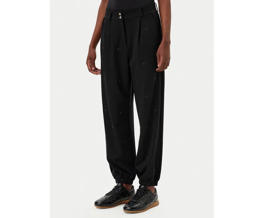 obrazek 1 Liu Jo Sport Spodnie dresowe TA5193 J5942 Czarny Relaxed Fit
