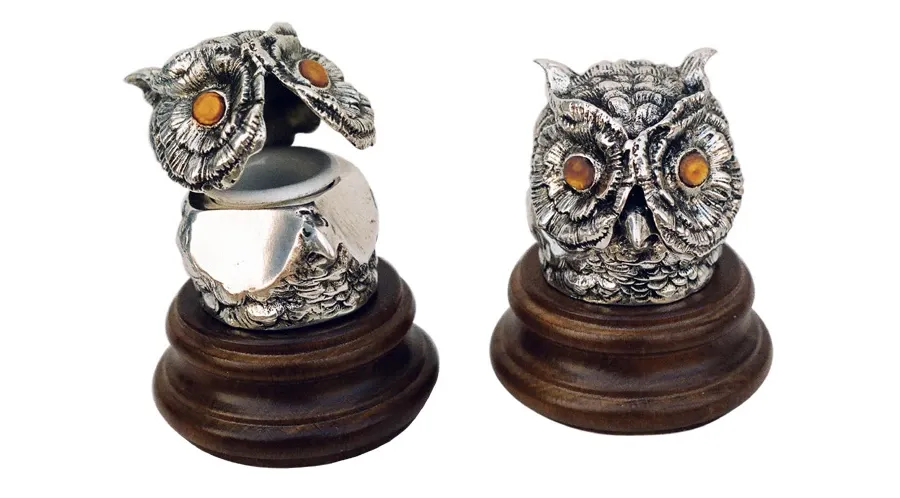 picture 1 Unique owl inkwell