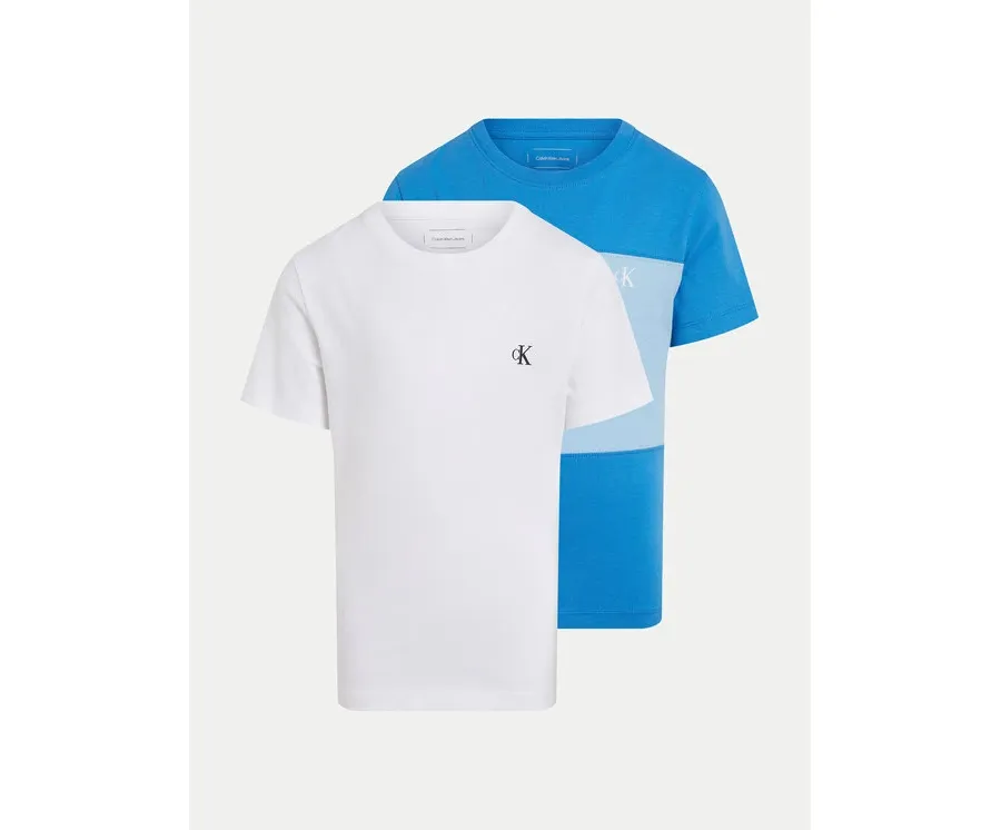 obrazek 1 Calvin Klein Jeans Komplet 2 t-shirtów Color Block IB0IB02441 Kolorowy Regular Fit