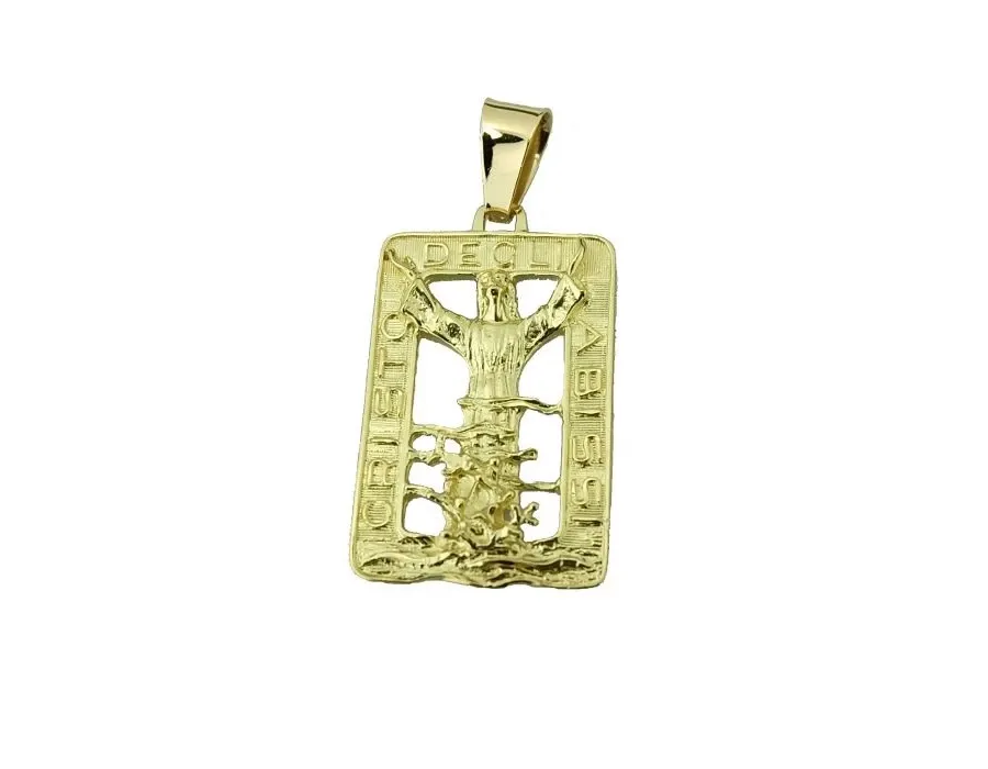 obrazek 1 Chrystus z otchłani 35x23mm. obrobione z błyszczącymi krawędziami i perforowane z napisem wzdłuż obwodu