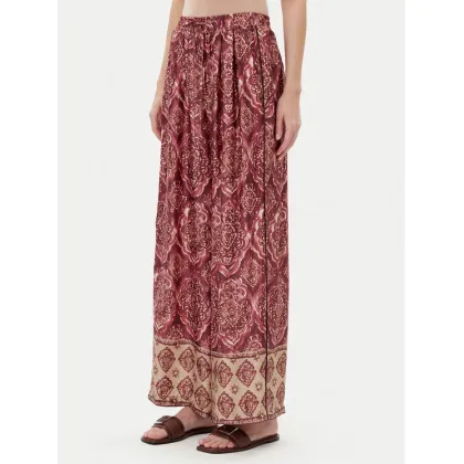 Zdjęcie ViCOLO Spodnie materiałowe TD0666 Bordowy Relaxed Fit