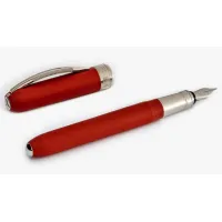 Picture Red fountain pen from the Visconti Eco-Logic series