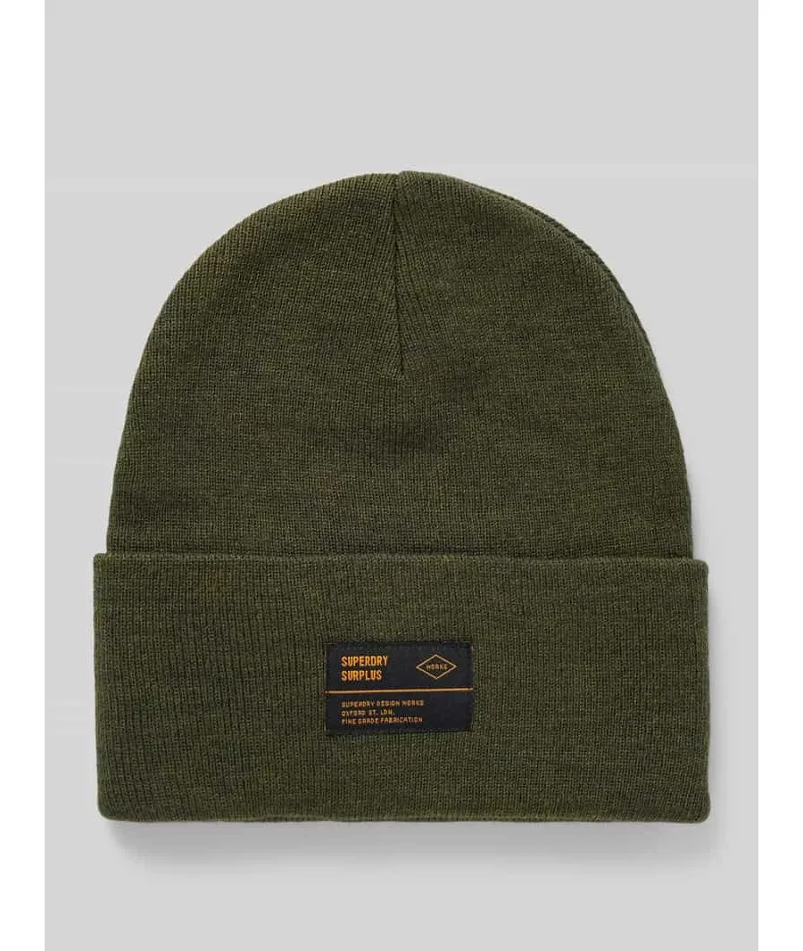 obrazek 1 Czapka beanie z naszywką z logo model ‘WORKWEAR’